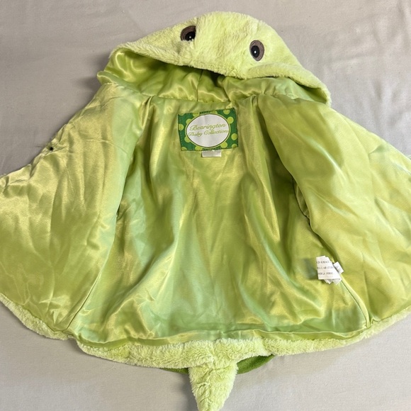 Bearington Baby - NWT - Cozy Green Kids turtle jacket/costume - Picture 3 of 7
